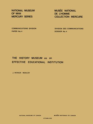 cover image of History Museum as an Effective Educational Institution